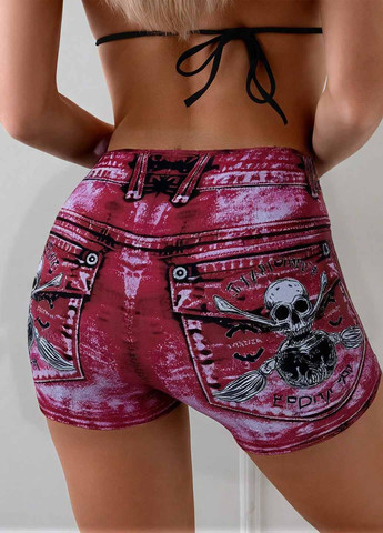 Цветные купальные трусики с рисунком SHEIN