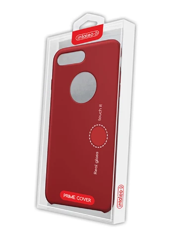 Чехол (Velvet) для Apple iPhone 8 Plus (красный) Intaleo для Apple iPhone 8 Plus (красный) (131340078)