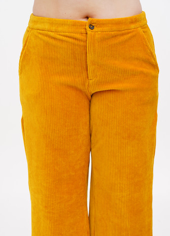 Желтые кэжуал демисезонные кюлоты брюки S.Oliver