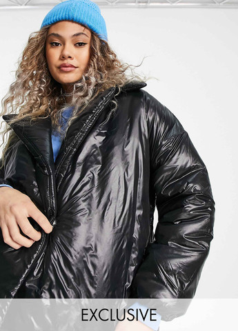 Чорна демісезонна куртка Collusion