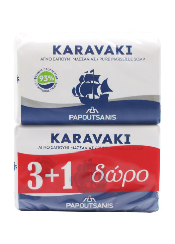 Мыло твердое Классик 4*125 г Karavaki (253850427)