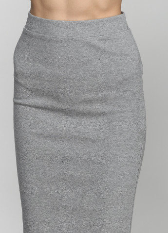Светло-серая кэжуал однотонная юбка Silvian Heach мини
