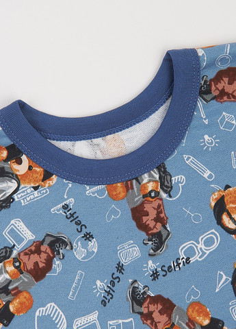 Синій демісезонний комплект (світшот, штани) Ляля