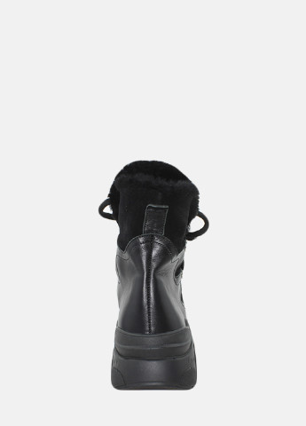 Зимние ботинки re2519 черный El passo из натуральной замши