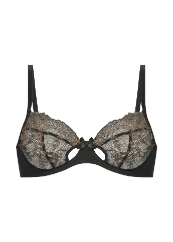 Чорний бюстгальтер Hunkemoller з кісточками поліамід, мереживо