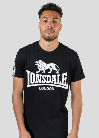 Чорна футболка Lonsdale SHEVIOCK 1234