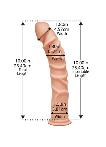 Фаллоимитатор The D - Ragin D - 10 Inch Without Balls - ULTRASKYN, диаметр 3,8см Doc Johnson (254885416)