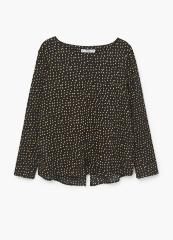 Чёрная блуза Mango