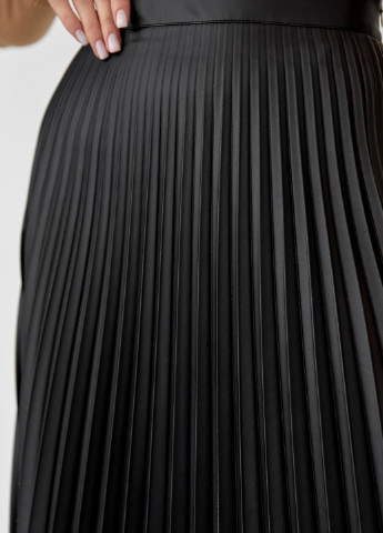 Черная кэжуал однотонная юбка SL-ARTMON