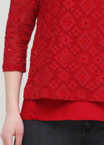Темно-червона демісезонна блуза Signature