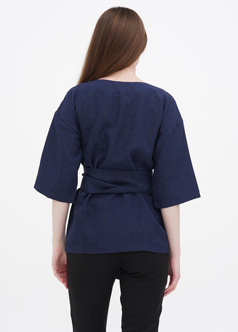 Темно-синий женский жакет Rebecca Tatti однотонный - летний