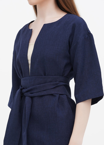 Темно-синий женский жакет Rebecca Tatti однотонный - летний