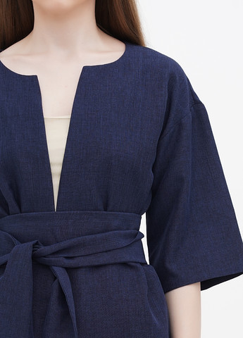 Темно-синий женский жакет Rebecca Tatti однотонный - летний