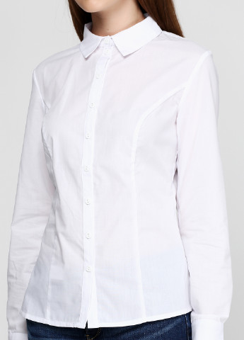Белая классическая рубашка Jhiva