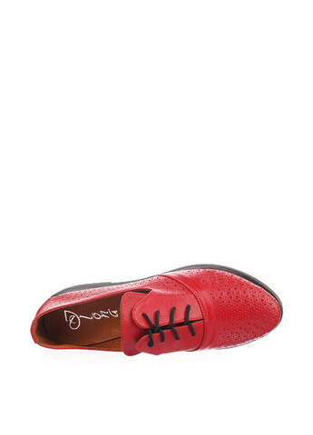 Ilona Туфли броги красный з натуральная кожа, — демисезон (319832050)