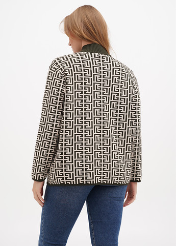 Оливковий (хакі) демісезонний светр Kiss Me