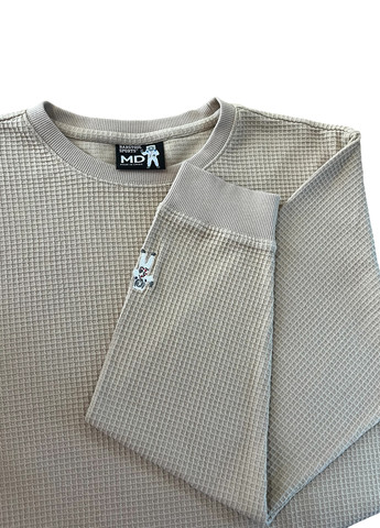 Бежевый свитшот Barstool Sports однотонный вышивка (305944168)