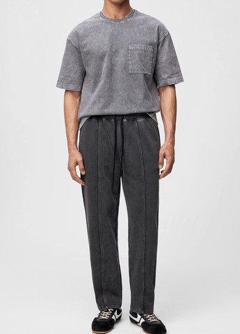 Серые кэжуал демисезонные зауженные брюки Drykorn