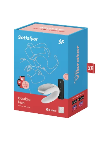Смарт-вібратор для пар Double Fun (White) Satisfyer (254150902)