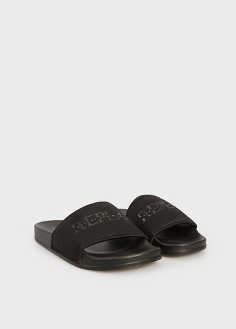 Черные пляжные, кэжуал шлепанцы Replay