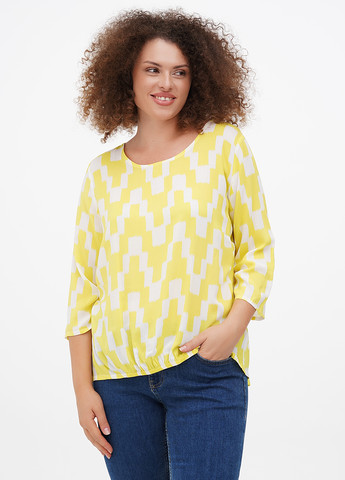 Желтая летняя блуза Ambria