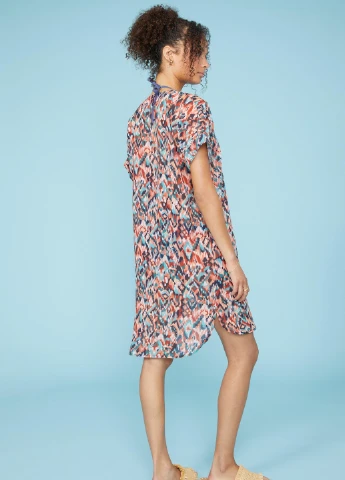 Комбинированное платье Boohoo