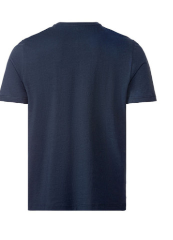 Темно-синяя мужская футболка с коротким рукавом Livergy