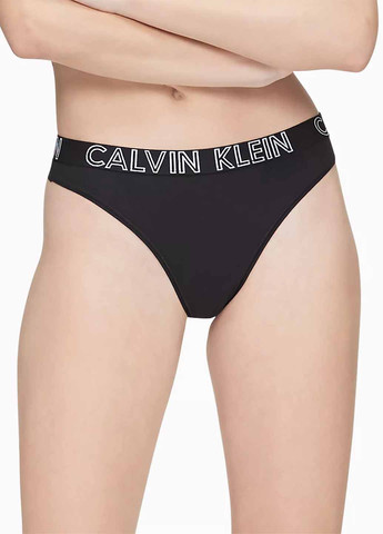 Черный демисезонный комплект (бюстгальтер, трусики) Calvin Klein