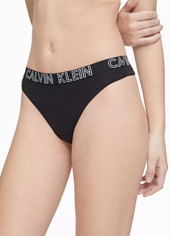 Черный демисезонный комплект (бюстгальтер, трусики) Calvin Klein