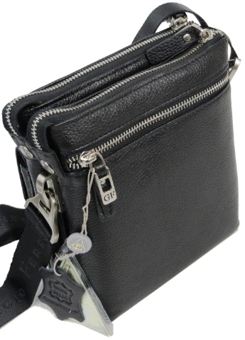 Мужская кожаная сумка 18,5х15,5х9 см Giorgio Ferretti (254595207)