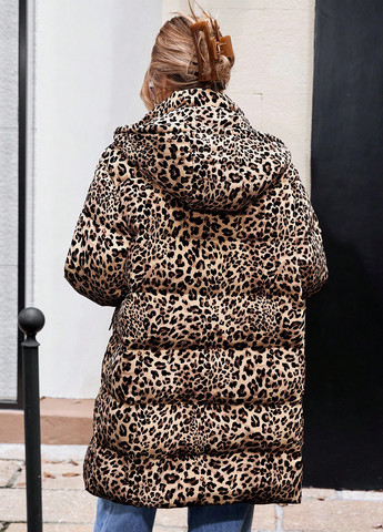 Бежевая зимняя куртка SHEIN