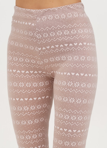 Бежевые демисезонные леггинсы H&M