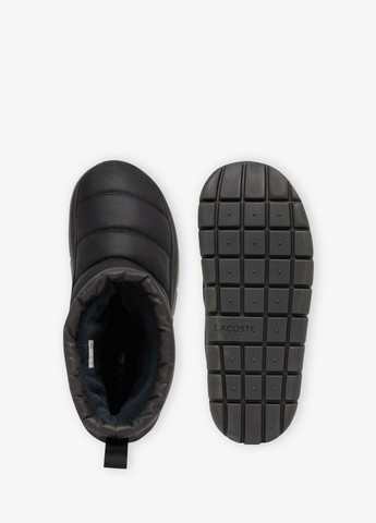 Черные осенние ботинки Lacoste