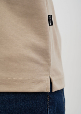 Бежевый демисезонный кэжуал лонгслив Trend Collection однотонный