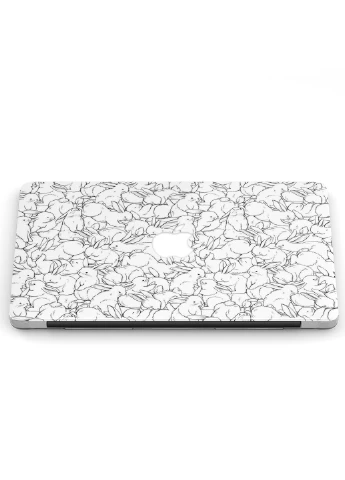 Чохол пластиковий для Apple MacBook Pro 13 A2289 / A2251 / A2338 Патерн Зайки (Pattern) (9772-2473) MobiPrint (218857879)