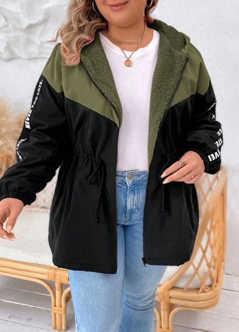 Чорна демісезонна куртка SHEIN