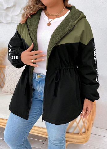 Чорна демісезонна куртка SHEIN