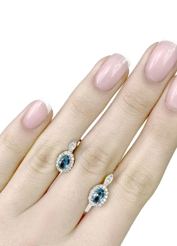 Серьги Silver Flame (152533411)
