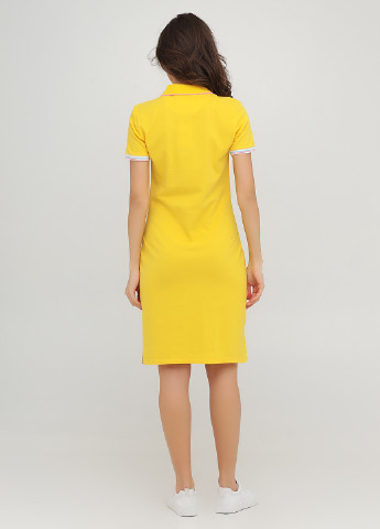 Жовтий кежуал сукня поло La Martina однотонна