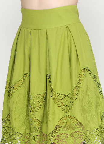 Костюм (топ, юбка) Arizona юбочный зелёный кэжуал