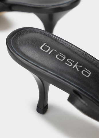 Braska Туфлі слінгбекі чорний з натуральна шкіра, — літо (363485281)