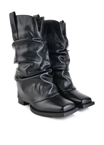 Черные осенние чоботи Lino Marano