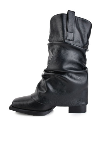 Черные осенние чоботи Lino Marano