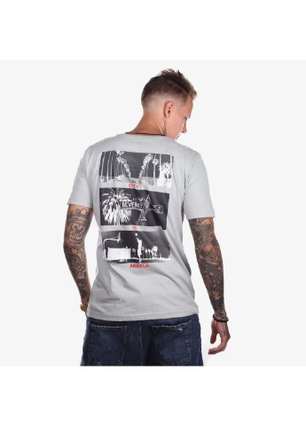 Серая футболка city of angels-ss-19 1121 серый Power