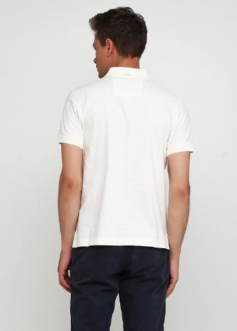 Молочная футболка-поло для мужчин FABETI фактурная