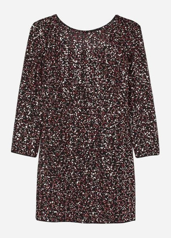 Чорна коктейльна сукня а-силует H&M однотонна
