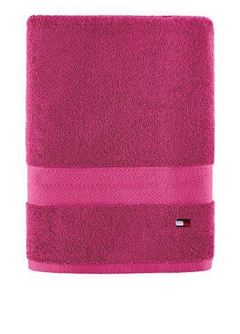 Tommy Hilfiger полотенце, 76х138 см однотонный розовый производство - Индия