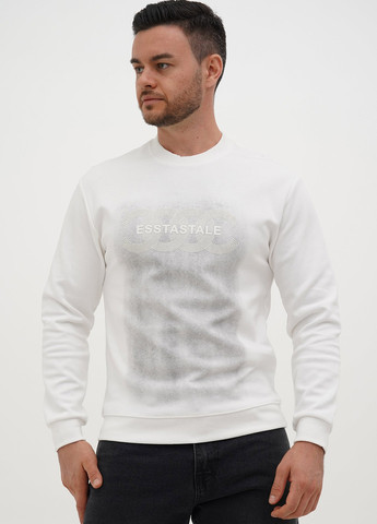 Білий світшот Trend Collection напис без декору (303730776)