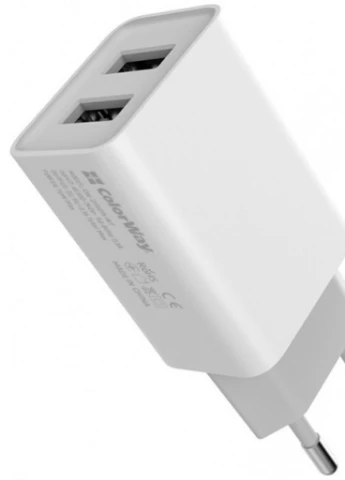 Зарядное устройство 2USB AUTO ID 2.1A (10W) (CW-CHS015-WT) Colorway (216637667)