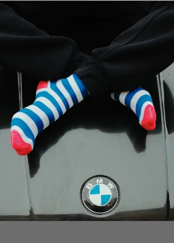 Сині носки Mo-Ko-Ko Socks смужки (25064137)